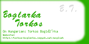 boglarka torkos business card